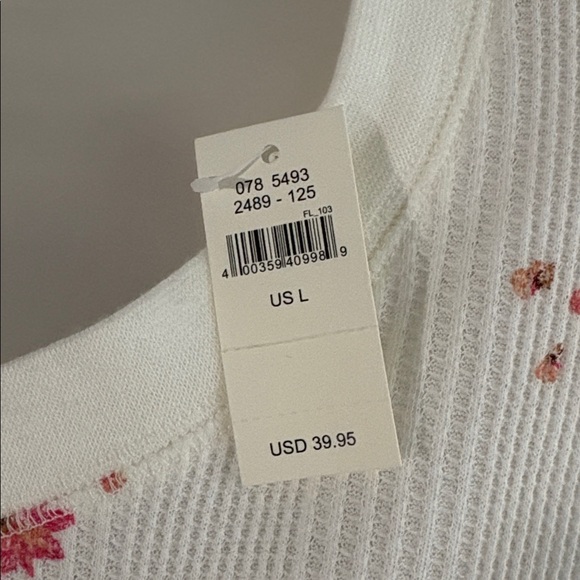 Aerie • Floral Snap Henley Long Sleeve - Picture 4 of 6